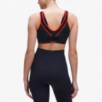 Simple Contrast Color Women's Sports Bra