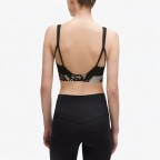 Polka Dot Cross Back Sports Bra