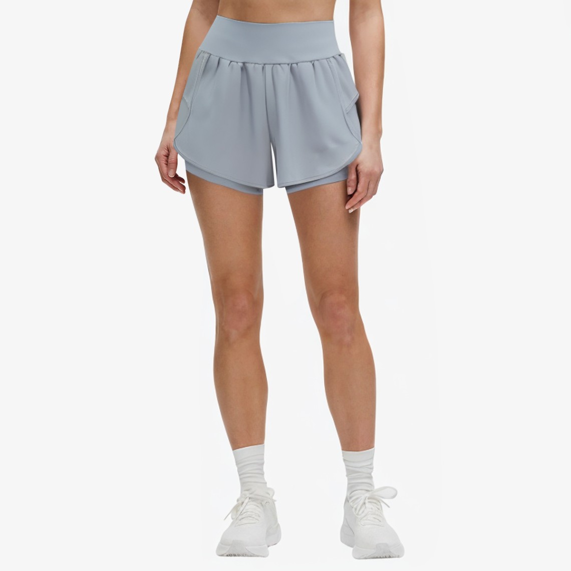 Quick-Drying Fake Two-Piece Sports Shorts