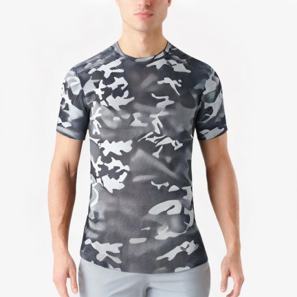 Camouflage Moisture-Wicking Men's T-Shirt