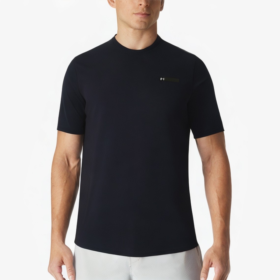 Men's Solid Color Sports Short Sleeve T-Shirt
